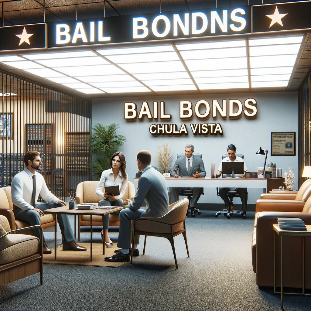 Professional bail bonds office in Chula Vista with a welcoming team.