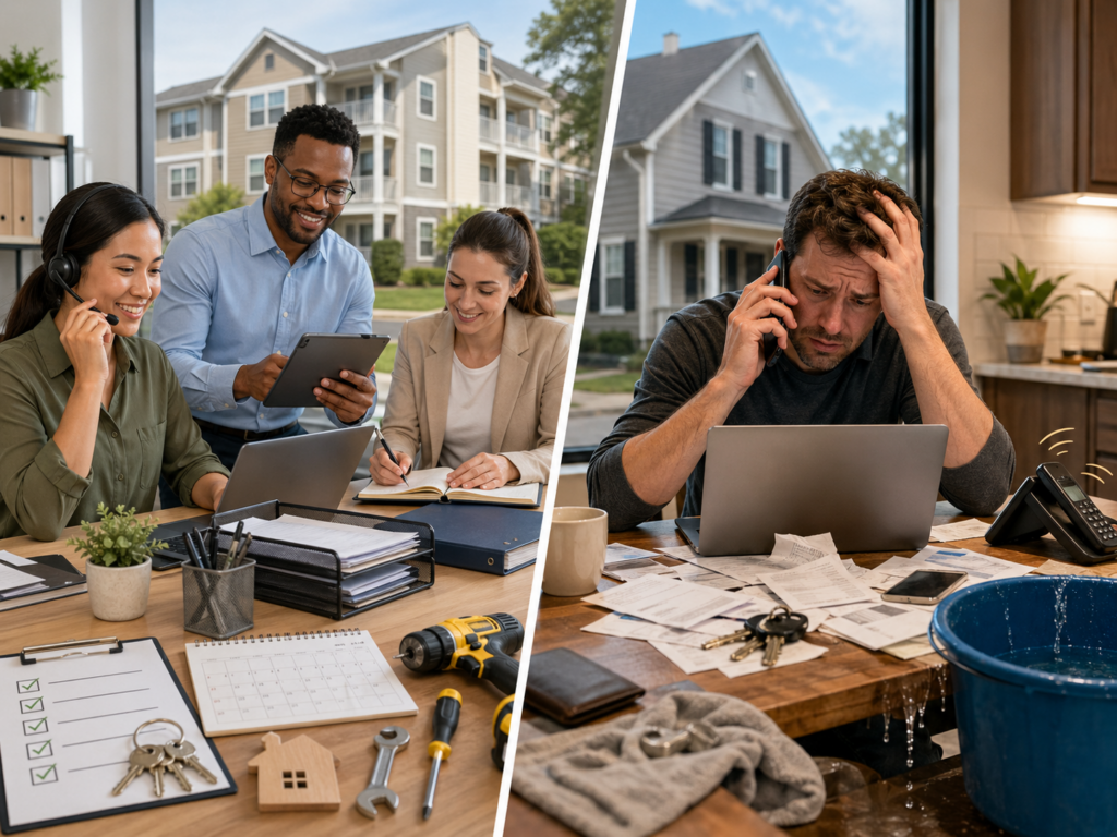 Property management vs. homeowner stress